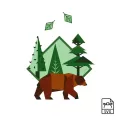 Brown bear - Vector grafikk