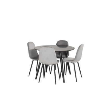 Dining Set Plaza with chairs Polar