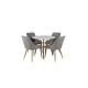 Dining Set Polar with chairs Plaza