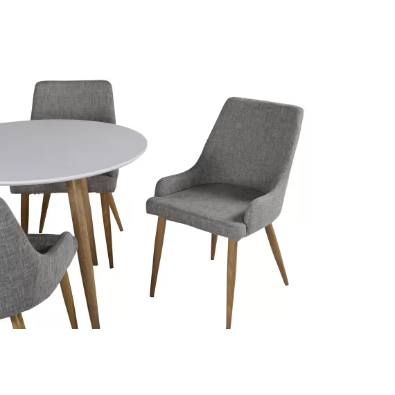 Dining Set Polar with chairs Plaza
